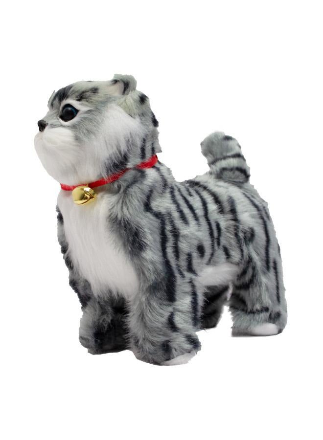 Portable Soft Realistic Authentic Detail Walk Along Electronic Pet Cat With Remote Control 20x20cm - Image 2