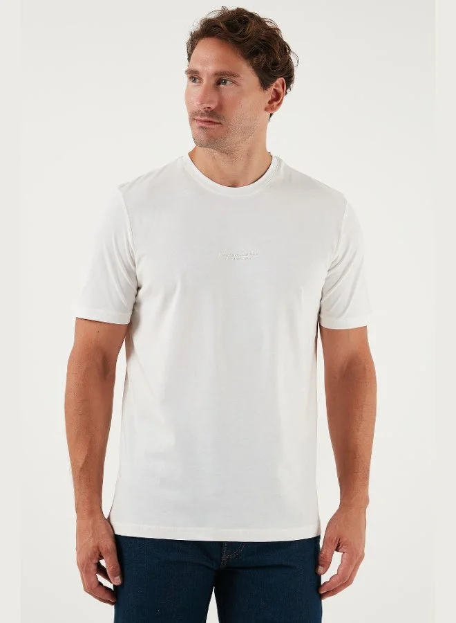 Buratti Buratti Cotton Printed Regular Fit Crew Neck T Shirt Men's T SHIRT 59020205