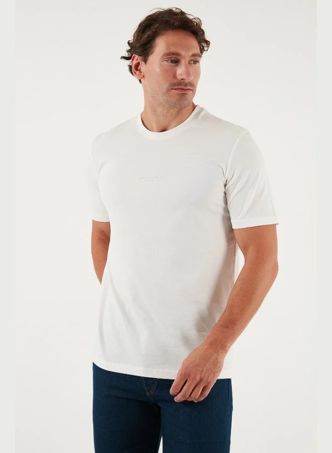 Buratti  Buratti Cotton Printed Regular Fit Crew Neck T Shirt Men's T SHIRT 59020205 for Men | Best Price UAE