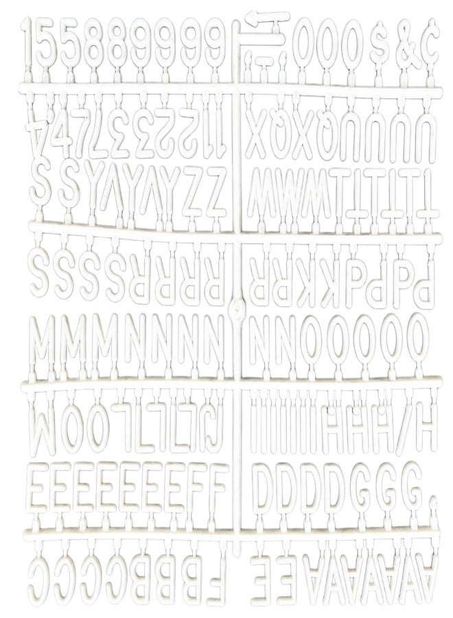 Hiflyer Letter Board Letters Only for Flet Letter Boards, Plastic Letter Board Sign Message Board Letters, Word Board with Letters, Numbers & Symbols Felt Letters for Changeable Changeable Letter Boards (145) - Image 1