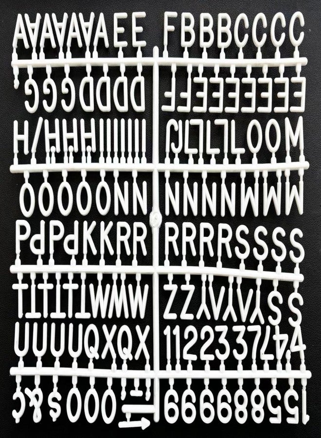 Hiflyer Letter Board Letters Only for Flet Letter Boards, Plastic Letter Board Sign Message Board Letters, Word Board with Letters, Numbers & Symbols Felt Letters for Changeable Changeable Letter Boards (145) - Image 2