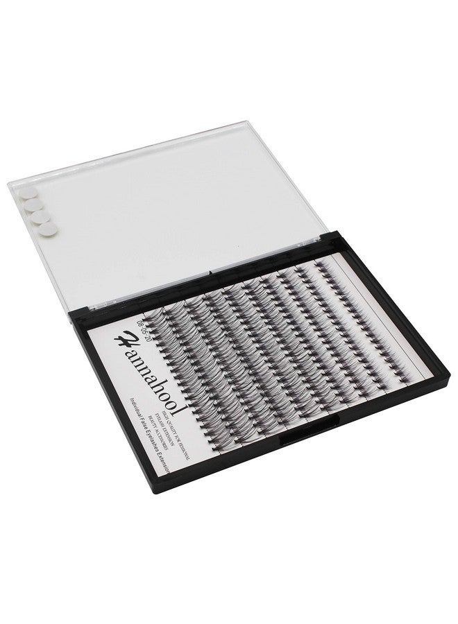 Hannahool 200Pcs 20Roots Individual False Lashes Mixed 8101214Mm/9111315Mm/10121416Mm/1618Mm/1820Mm 0.07 Thickness Natural Cluster Lashes Makeup Volume Eye Lashes Extensions (9111315Mm) - Image 5