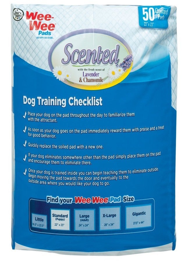 Four Paws Wee-Wee Dog Scented Lavender/Chamomile Training Pads (50 Pack) - Image 4