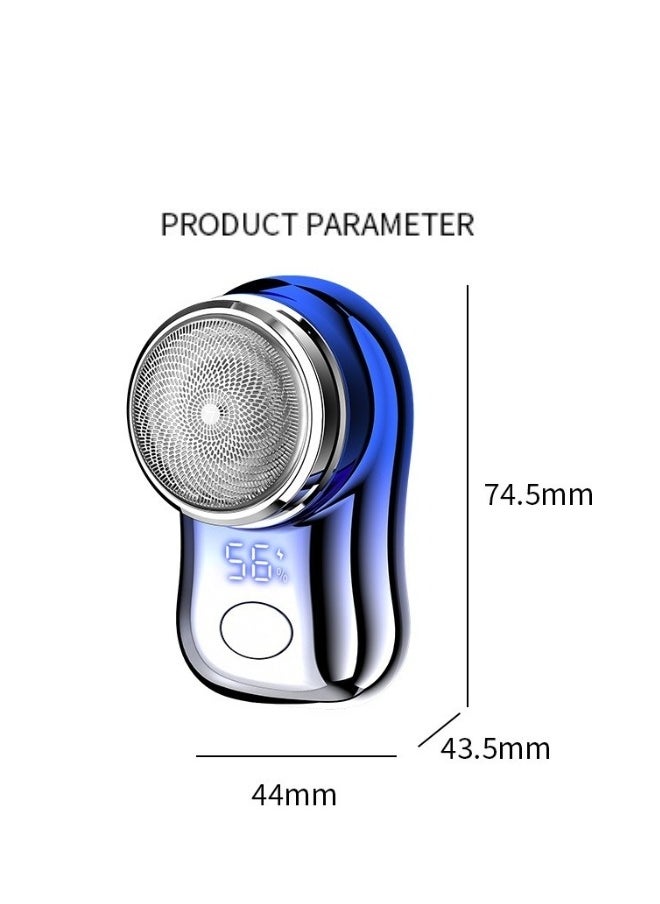 Ru syanl Electric Shaver Mini Portable Electric Razor New Small Male And Female Waterproof USB Charging Easy One-key Use Super Long Battery Life Automatic Shaver Upgrade 6 Blades Suitable For Home Car Travel  - Image 2