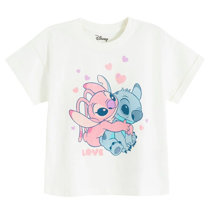 Cool Club by SMYK WHITE COTTON T-SHIRT S/S