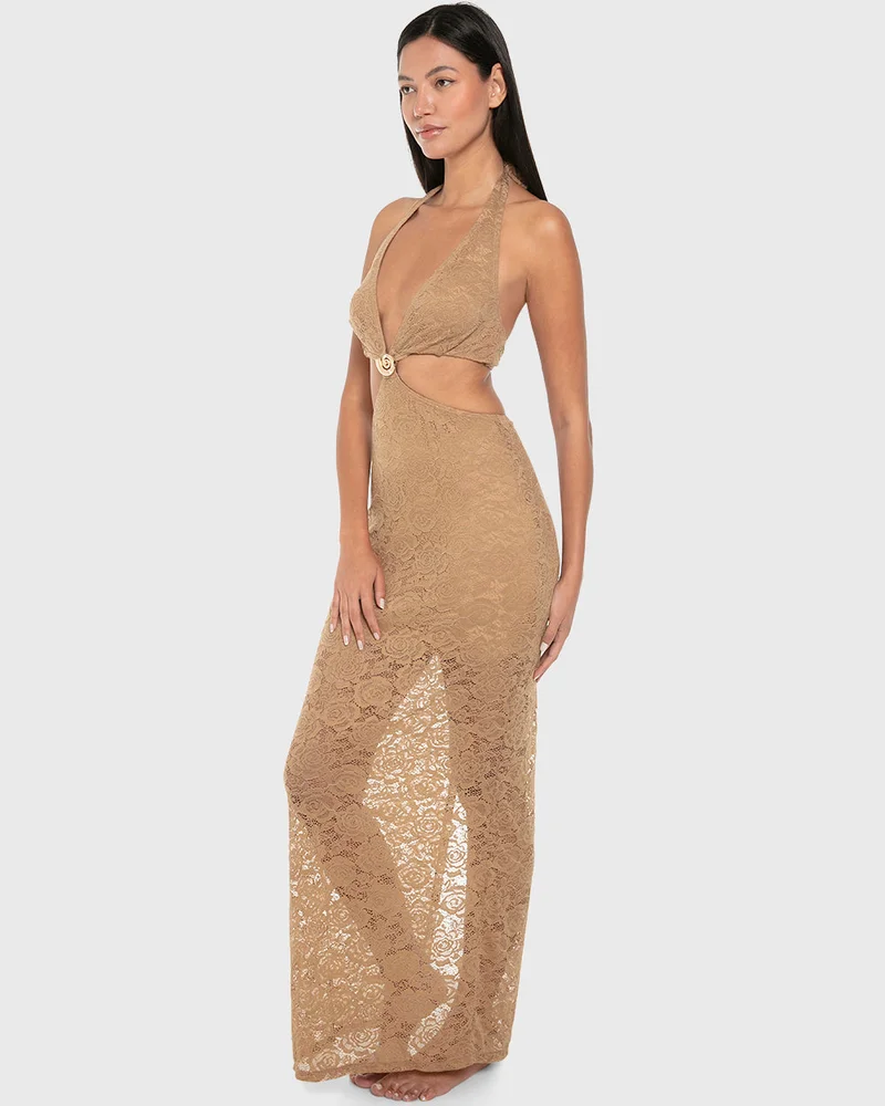 ايسلا اند ايفي Isla & Evie Knit Long Swim Cover Dress