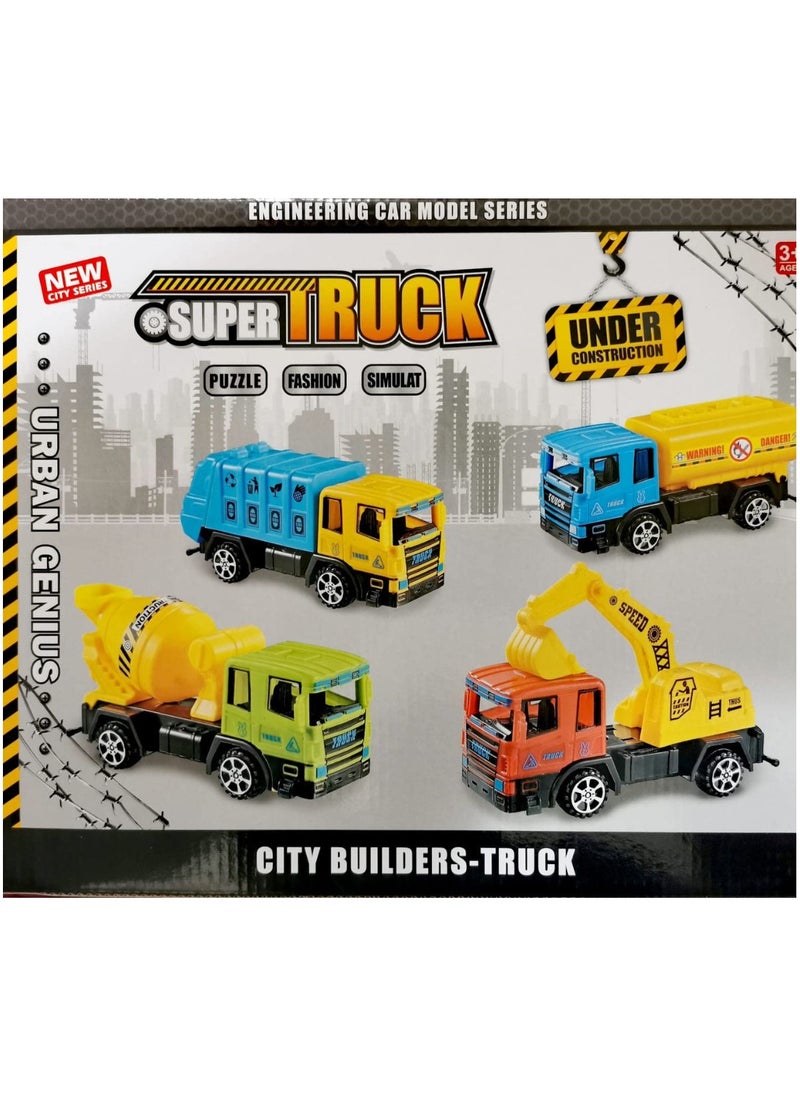 Toys Super City Builder Trucks - Engineering Vehicle Toy Set for Kids – Construction City Playset – For Ages 3 and Up  - Image 5
