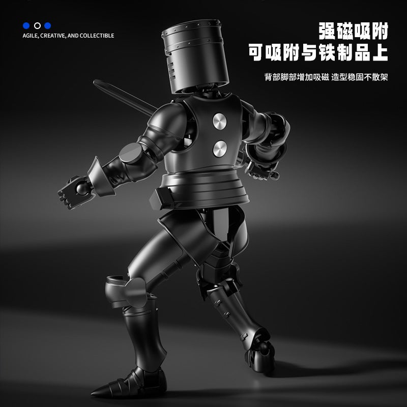 Medieval Warrior Fifth Generation 3D Printing Doll Toy Doll Joint Movable Doll Ornaments Creative Decompression - Image 4