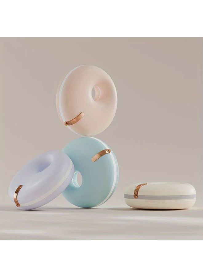 Creamy Rice Retainer Case Durable Portable Teeth Alignment Storage Box for Travel Home Secure Closure - Image 2