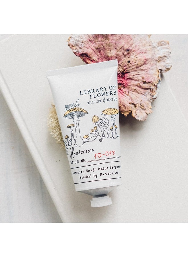 Library of Flowers Willow & Water Handcreme 2.65 Oz. Cut Greens Flowering Lotus & Watercress Scented Hand Cream For Women Moisturizing Hand Lotion For Dry Hands Shea Butter & Cocoa Butter  - Image 5