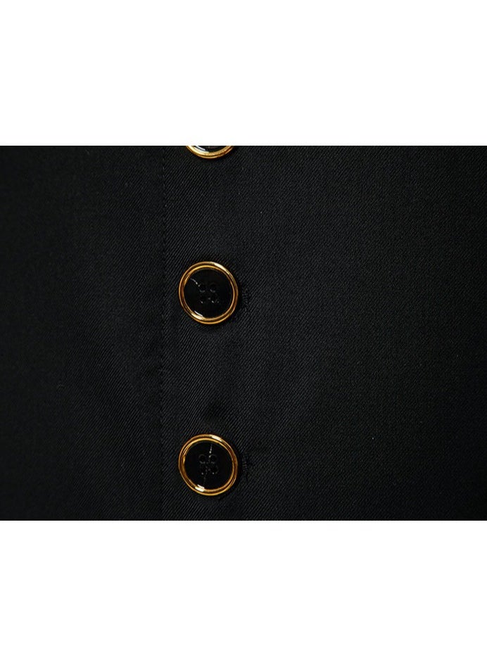 Shougu New Men's Fashionable Stand Up Collar Embroidered Wedding Casual Slim Ffit Single Breasted Suit  - Image 4