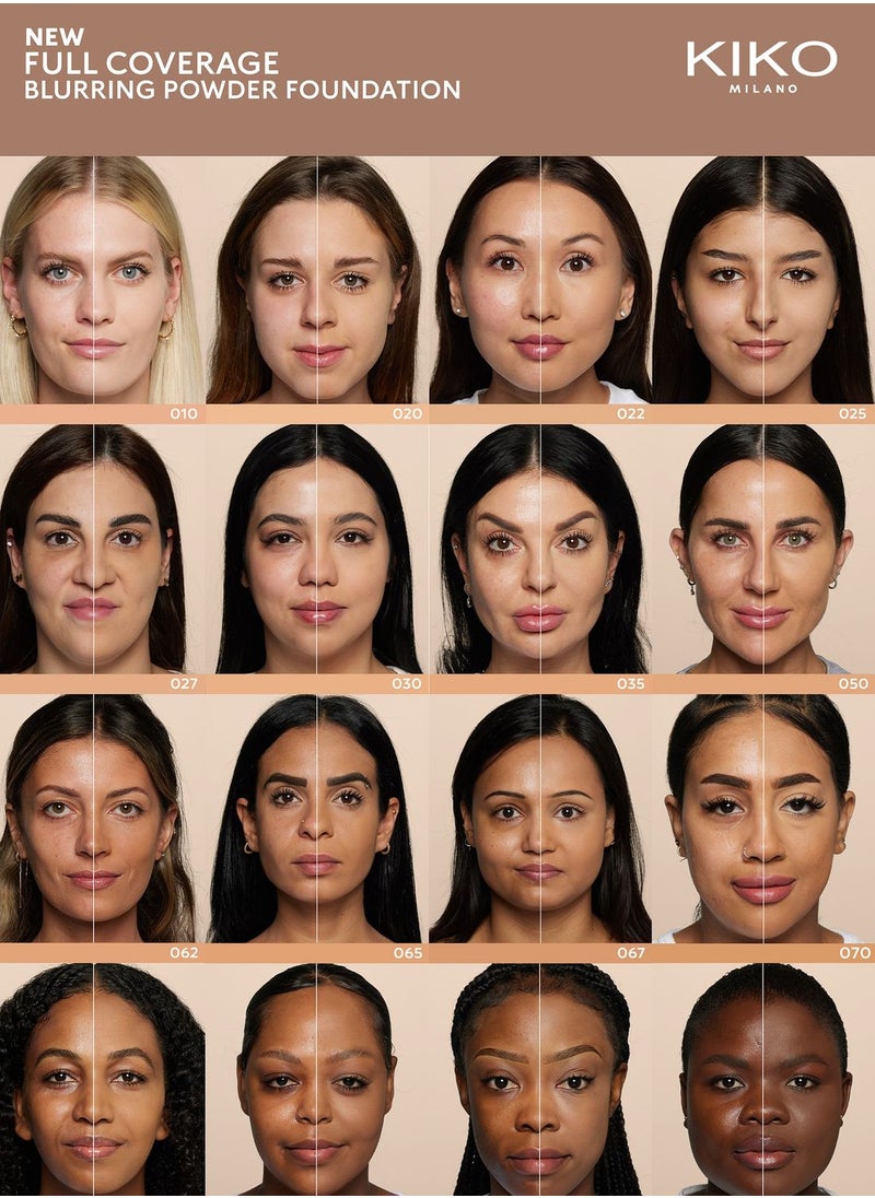 KIKO MILANO - Full Coverage Blurring Powder Foundation - 070 - Image 1