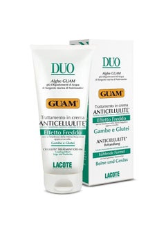 guam GUAM DUO Anti Cellulite Cream Cold Formula | Seaweed Cellulite Treatment for Leg Skin Tightening, Menthol Firming Body Lotion for Body Sculpting on Legs, Buttocks, Thighs, 6,76 Oz  - Image 1