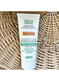 guam GUAM DUO Anti Cellulite Cream Cold Formula | Seaweed Cellulite Treatment for Leg Skin Tightening, Menthol Firming Body Lotion for Body Sculpting on Legs, Buttocks, Thighs, 6,76 Oz  - Image 3