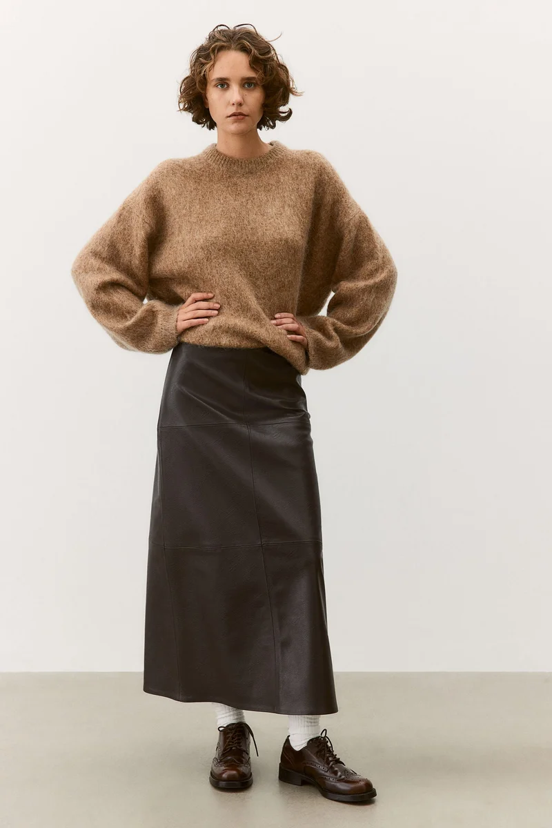 H&M Coated Skirt