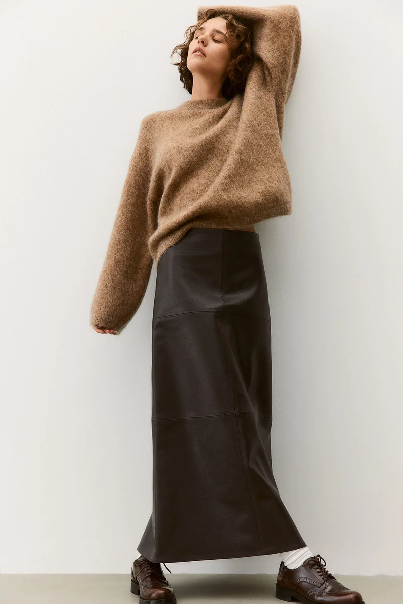 H&M Coated Skirt