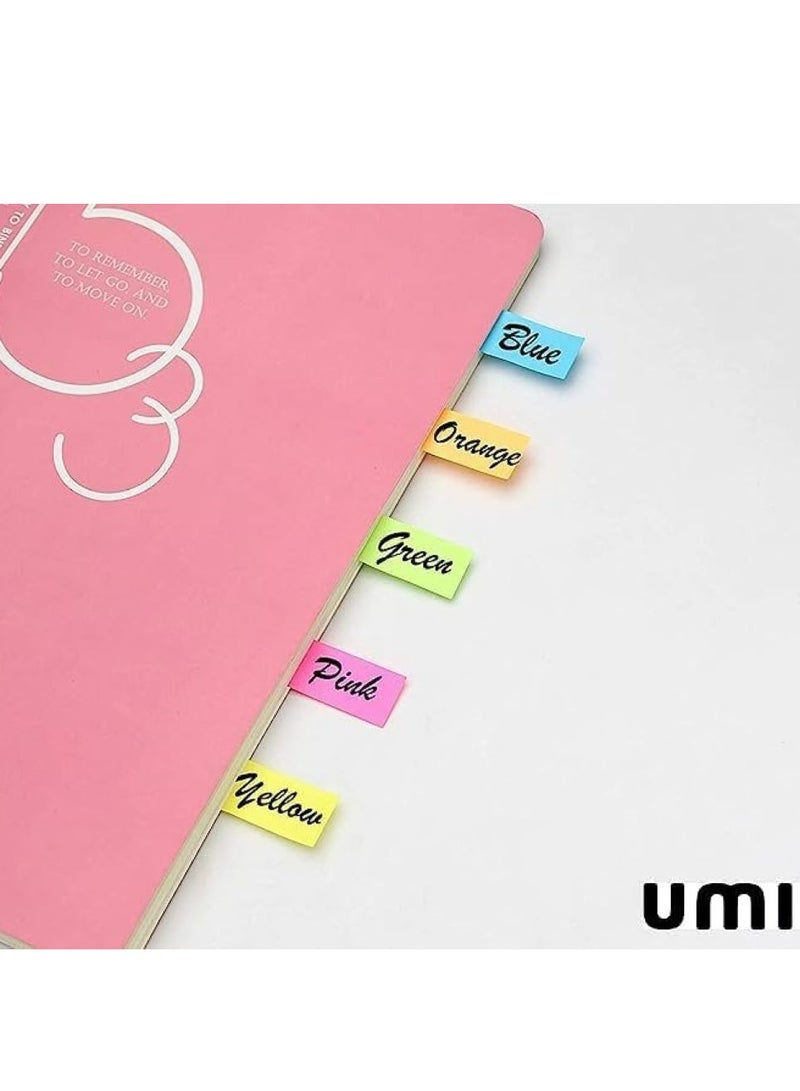 Mini Spiral Notepad, Kraft Cover with Sticky Notes and Page Markers, 250 Sheets/Pad, Ideal for Students