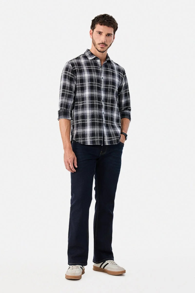 سنيتش Regular Fit Checks Shirt