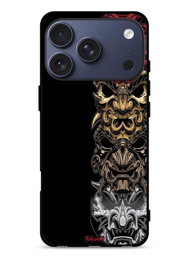 Tolwak Apple iPhone 17 Pro Protective Case Cover Heads Art - Image 1