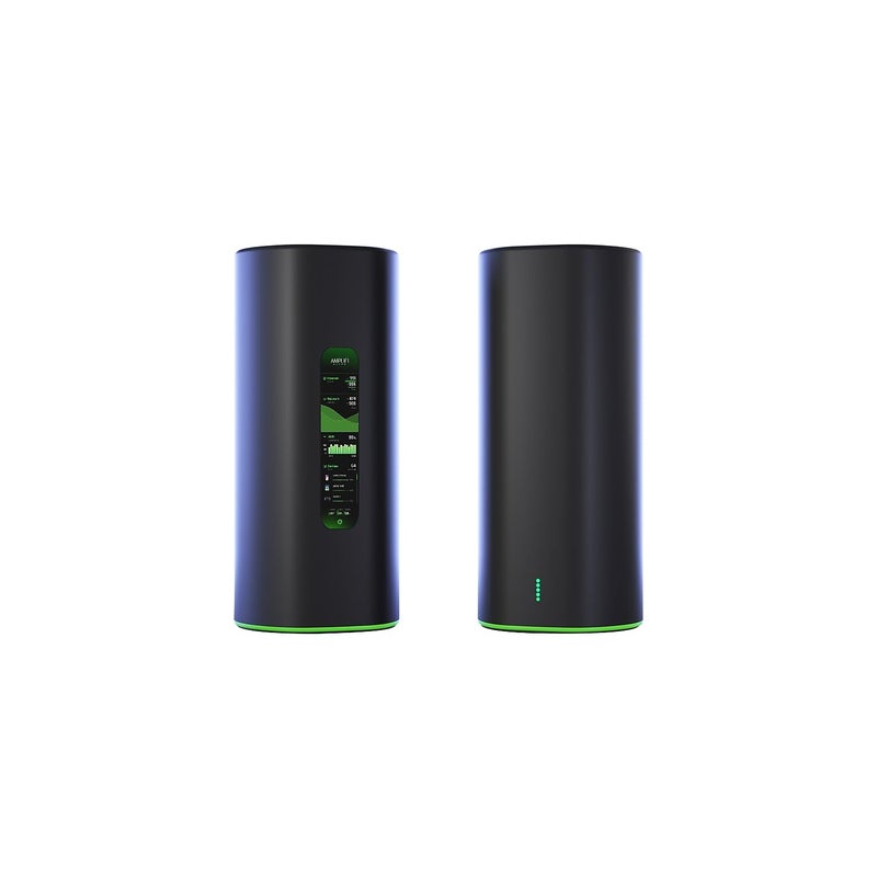 AmpliFi نظام واي فاي 6 أمبليفي أليان، تغطية إنترنت لاسلكي سلسة في جميع أنحاء المنزل، جهاز توجيه واي فاي مع شاشة تعمل باللمس، 4 منافذ إيثرنت جيجابت، كابل إيثرنت، ونقطة شبكة - Image 1