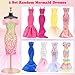 ENOCHT 18 Set Doll Clothes Includes 8 Fashion Dresses 2 Long Evening Dress 2 Sequin Dresses 6 Tops 2 Pants 2 Skirts 2 Shorts Casual Outfits for 115 Inch Girl Dolls - Image 3