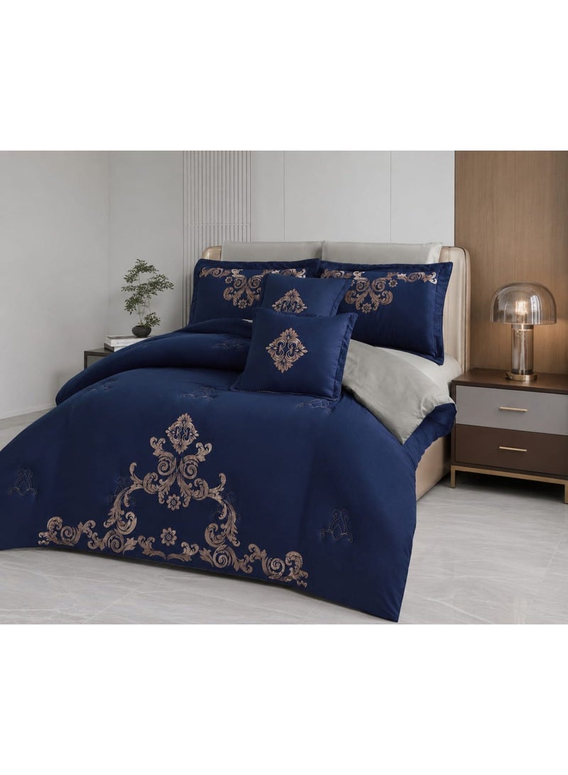 8-Piece Embroidered Double Bedspread Set – A Blend of Luxury and Comfort for Everyday Use - Image 2