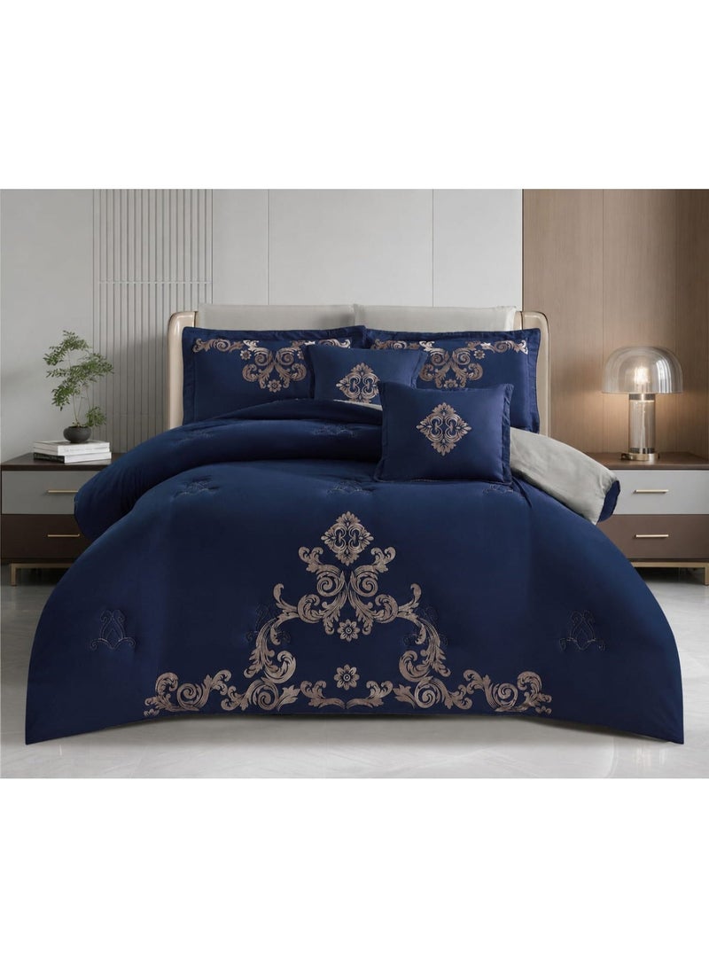 8-Piece Embroidered Double Bedspread Set – A Blend of Luxury and Comfort for Everyday Use - Image 1