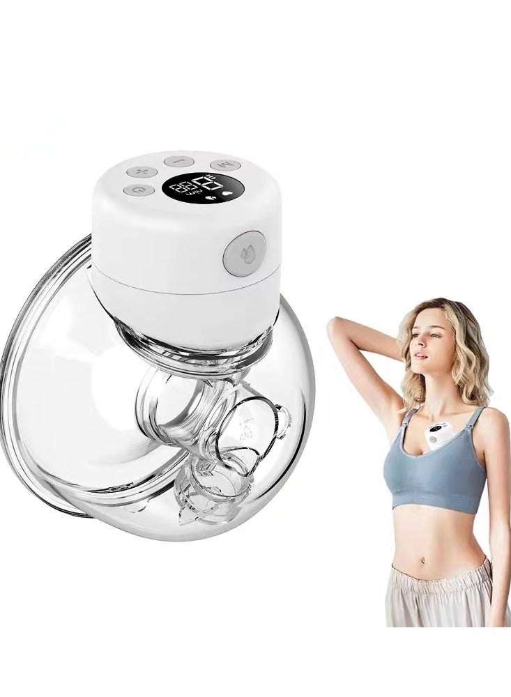 Hands-Free Electric Wearable Breast Pump for Young Mom Anti-Backflow Noise Cancelling High Quality Breast Pump - Image 1