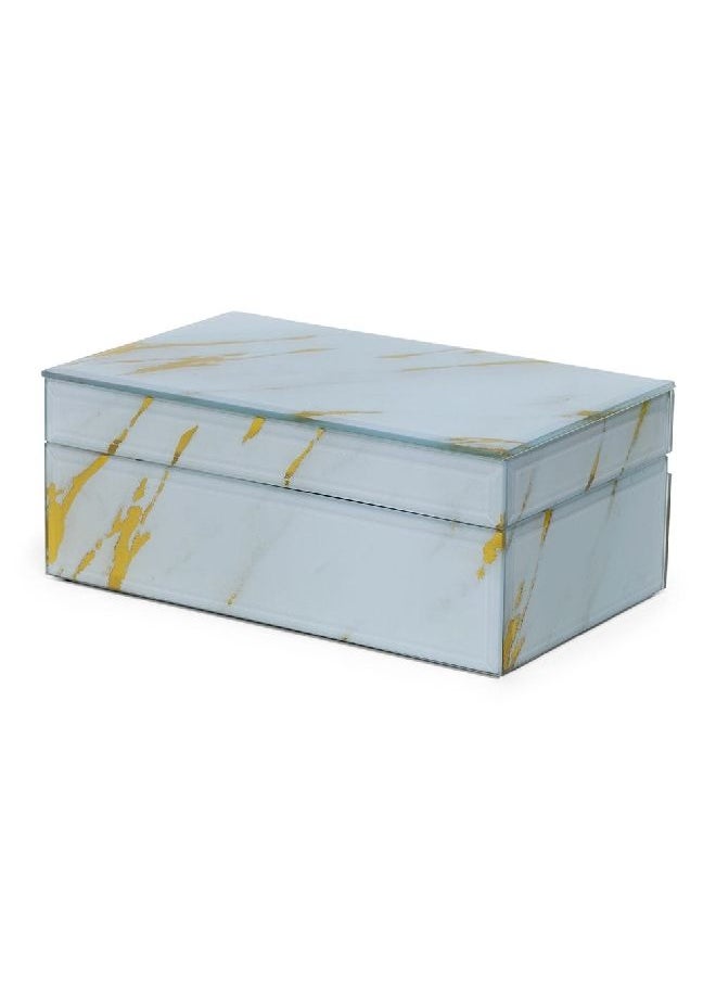 homes r us - Ore Jewellery Box, White - 24.5x8.5 cm - Image 1