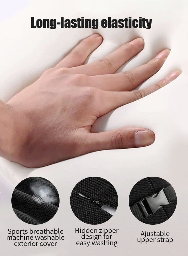 Snooe Car Lumbar Support Back Cushion and Neck Pillow Set - Image 4