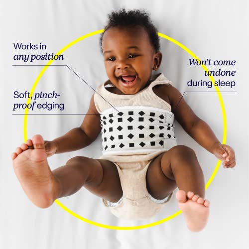 Nanit Breathing Wear Band, 0-3 Months, Powder Blue - 100% Cotton, Works with Nanit Pro Baby Monitor to Track Breathing Motion Sensor-Free, Fits Newborns and Infants from 6-12.5 lbs. - Image 2