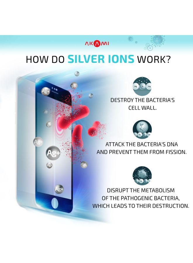 NIBEMINENT Tempered Glass Screen Protector For Apple iPhone SE 2020 Black/Clear - Image 3