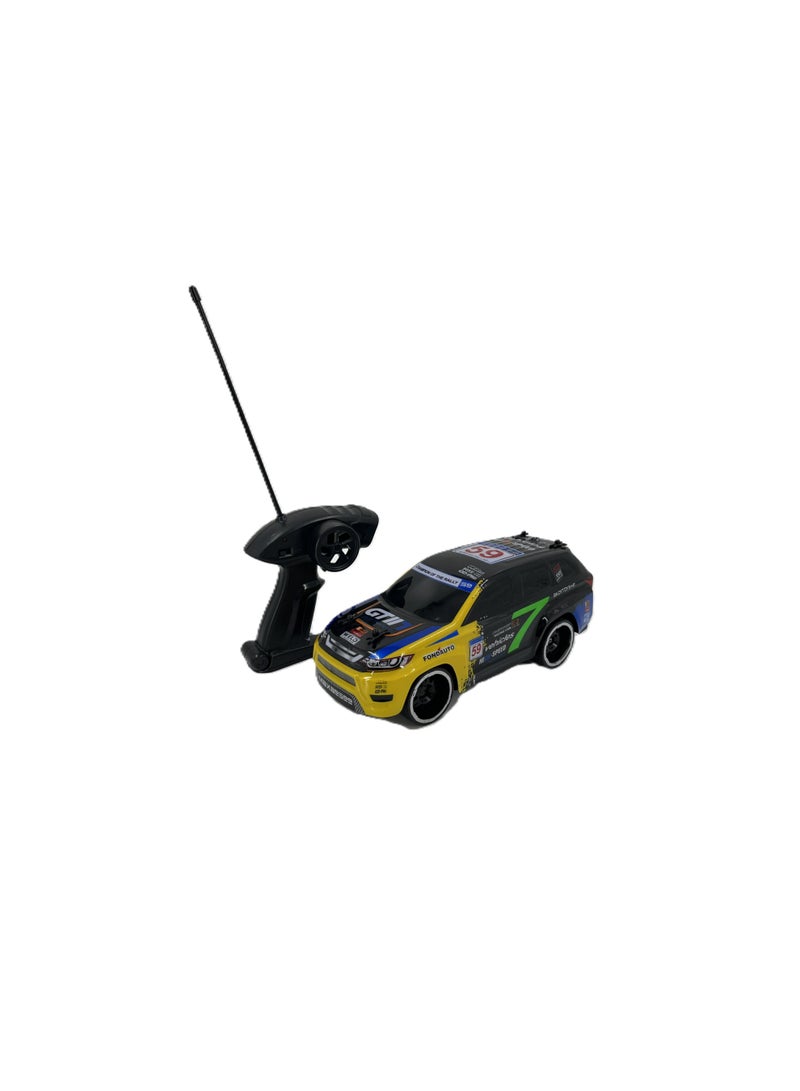 D-Power D Power – Rally Xtreme | RTR, Radio Remote Control SUV for Kids | 1:16 Scale, 27MHz, All Way Movement RC SUv | White / Black Asst. - Image 1
