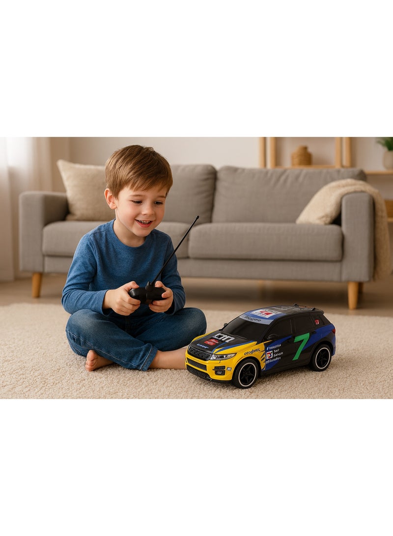 D-Power D Power – Rally Xtreme | RTR, Radio Remote Control SUV for Kids | 1:16 Scale, 27MHz, All Way Movement RC SUv | White / Black Asst. - Image 3