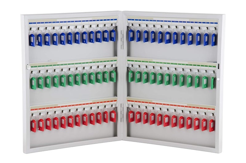 chrome Chrome 9104 Iron Key Holder 72 Hooks Silver  - Image 1