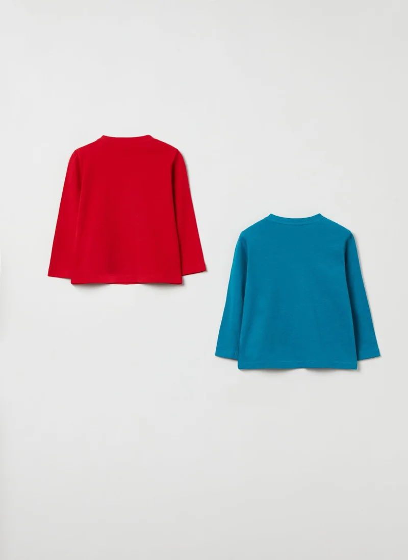 Ovs Two-pack T-shirts with long sleeves