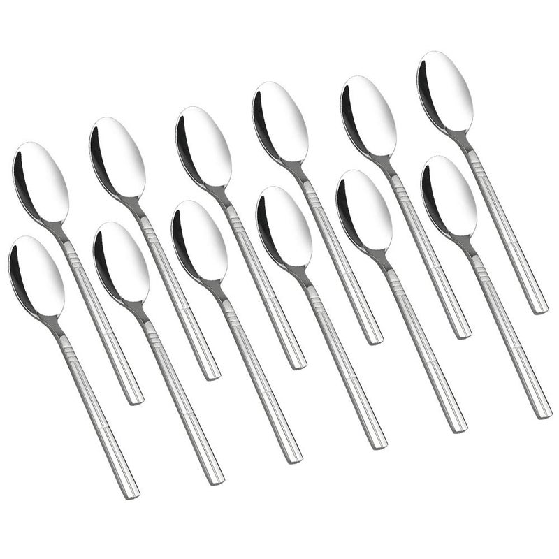 Saedy 12Piece Tea Spoon Set Small Coffee Spoon Stainless Steel 6Inch