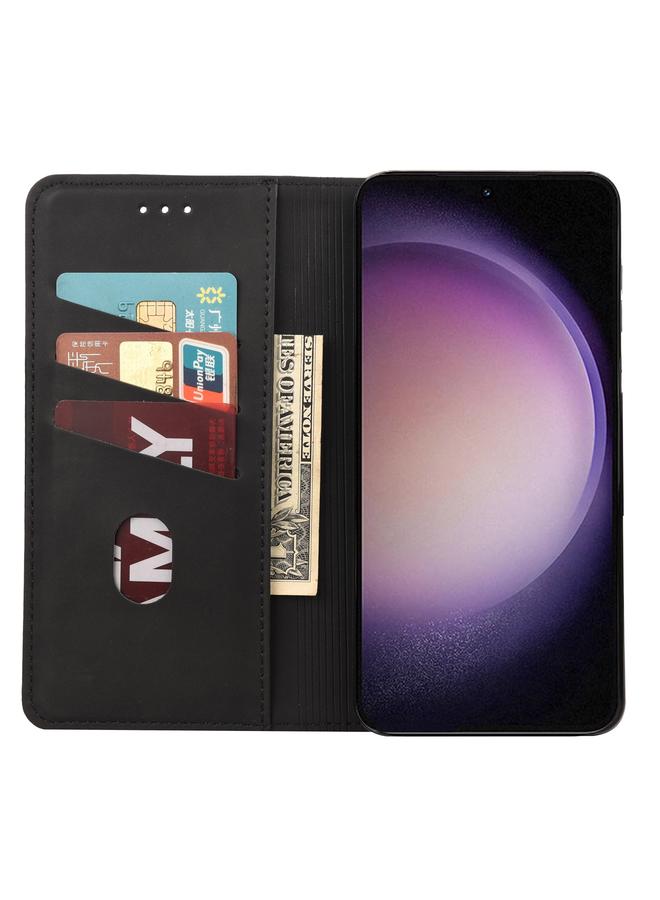 S-TOP Case For Samsung Galaxy S23+ 5G Skin Feel Splicing Leather Phone Case - Image 4