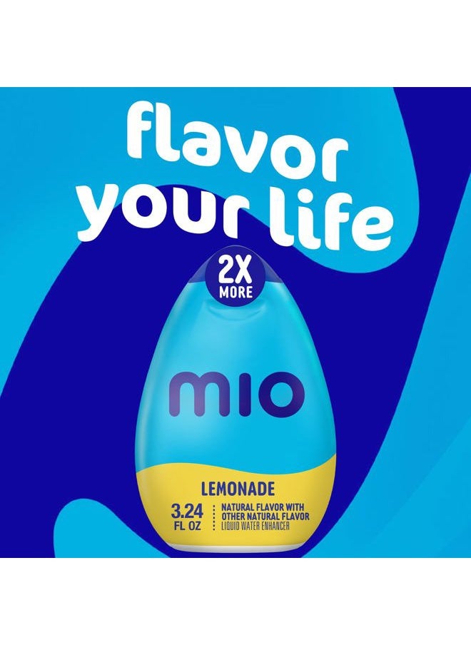 mio mio Lemonade Naturally Flavored with other natural flavor Liquid Water Enhancer, 3.24 fl oz Bottle  - Image 3