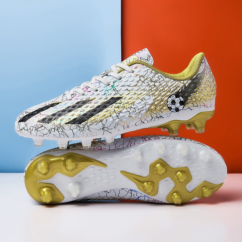 New Football Shoes For Primary And Secondary School Students Ag Training Short Spikes Kidsren'S Football Shoes Spiked Shoes For Boys And Girls - Image 4