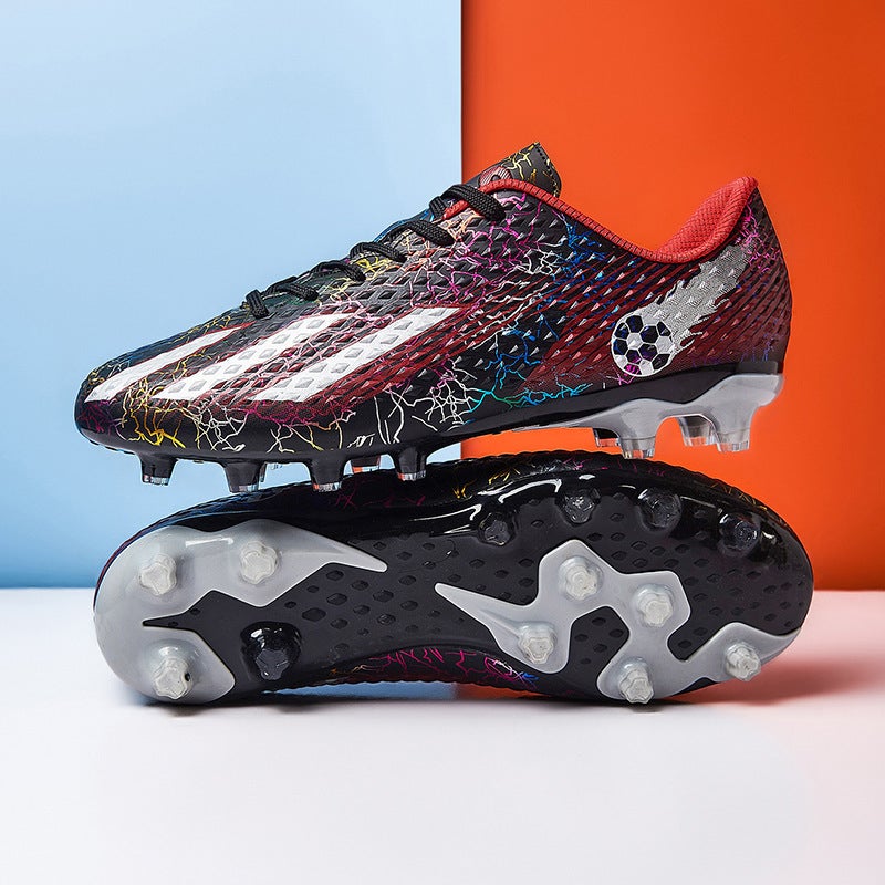 New Football Shoes For Primary And Secondary School Students Ag Training Short Spikes Kidsren'S Football Shoes Spiked Shoes For Boys And Girls - Image 5