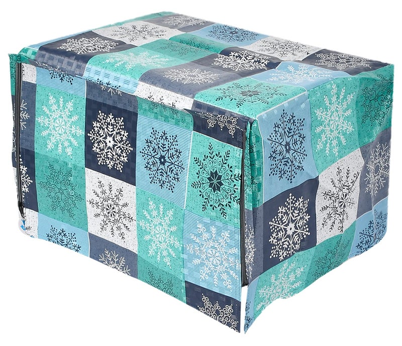 Kuber Industries Kuber Industries PVC Check Printed Microwave Oven Cover20 LTR Sky Blue50KM01250  - Image 2