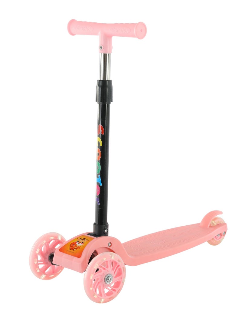 MissTiara - Folding Kick Scooter With LED Light Up Wheels - Image 1