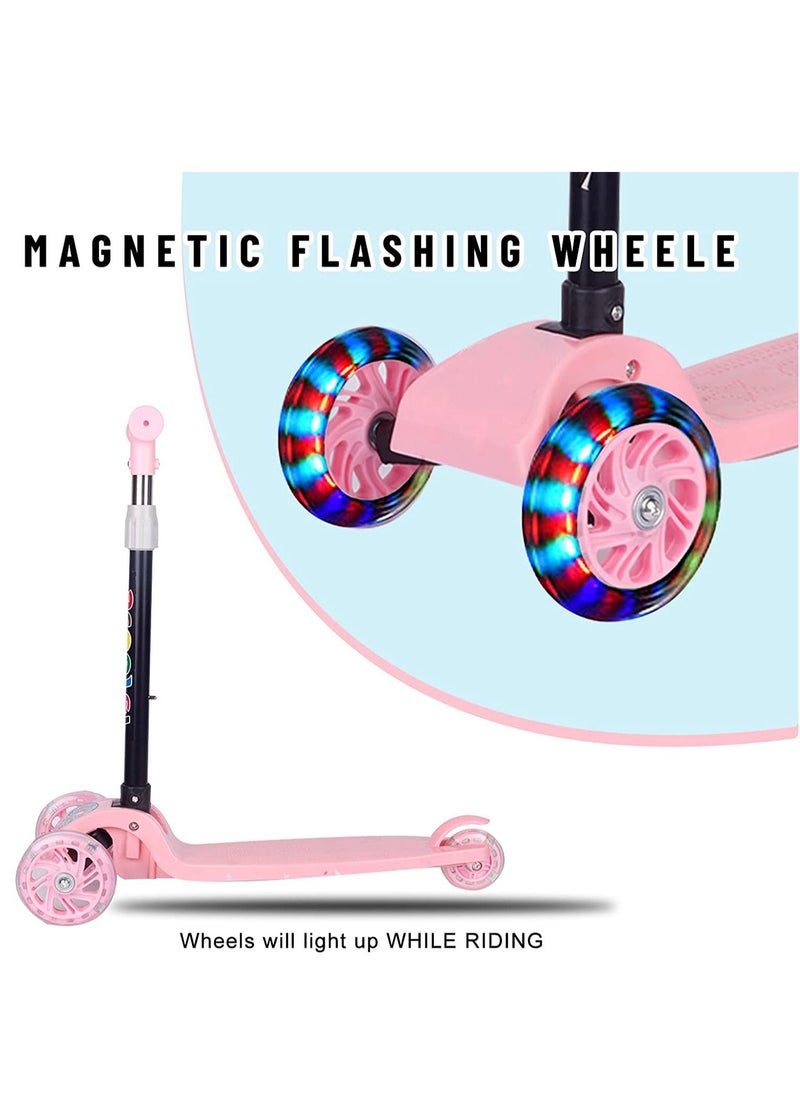 MissTiara - Folding Kick Scooter With LED Light Up Wheels - Image 1