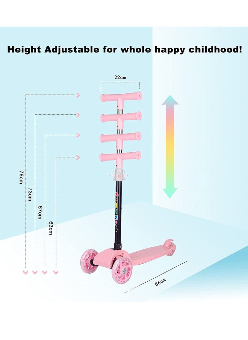 MissTiara - Folding Kick Scooter With LED Light Up Wheels - Image 1