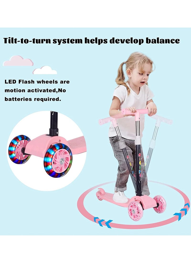 MissTiara - Folding Kick Scooter With LED Light Up Wheels - Image 1
