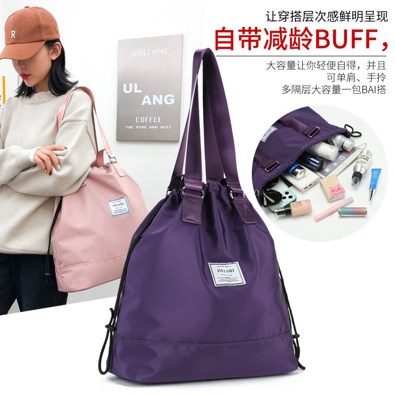 Fashion Casual Shoulder Bag Commuter Daily Dating Women'S Tote Bag Water-Repellent Large Capacity Nylon Cloth Bag - Image 2