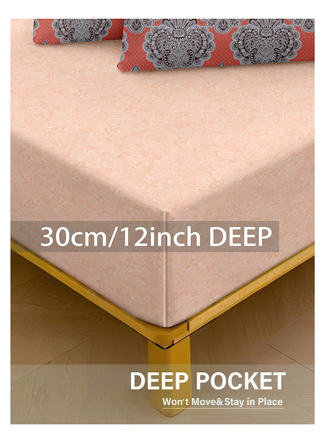 Noon East 4Pcs Comforter Set | Soft Microfiber Material | Multiple Color | 1 Comforter 160 X 230 Cm, 1 Fitted Sheet 120 X 200 Cm With 30 Cm Deep Pocket, 2 Pillow Cases 50 X 75 Cm | Suitable For Single Size Mattress - Image 5