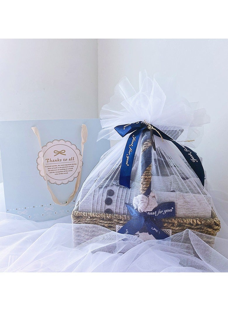 Baby Giftset for New born with Rompers and shoes in suitcase in college theme FOR bOY 6month - 9 month - Image 2