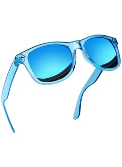 Joopin Trendy Square Sunglasses Oversized Sun Glasses Polarized Uv400 Fashion All Blue Shades For Men Women Vintage Shady Rays Sunnies  - Image 1